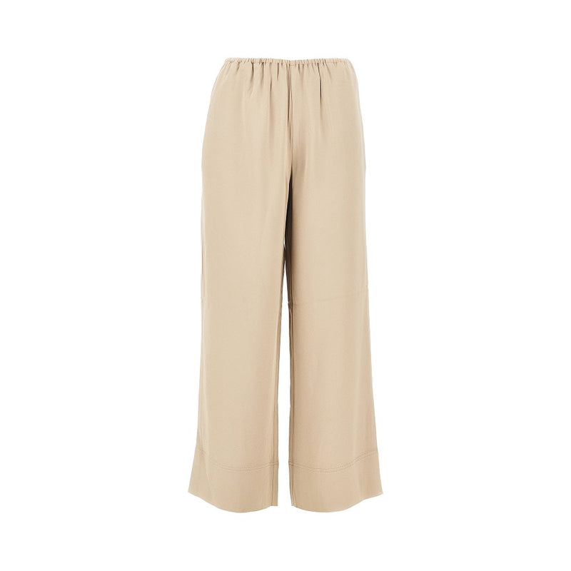 Toteme Toteme Viscose Lounge Pants Beige Women - World Class Fashion