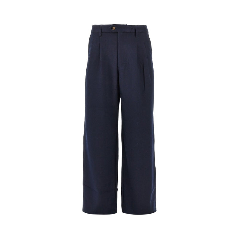 Prohibited Prohibited Heritage Pleated Pants Blue Men - World Class Fashion