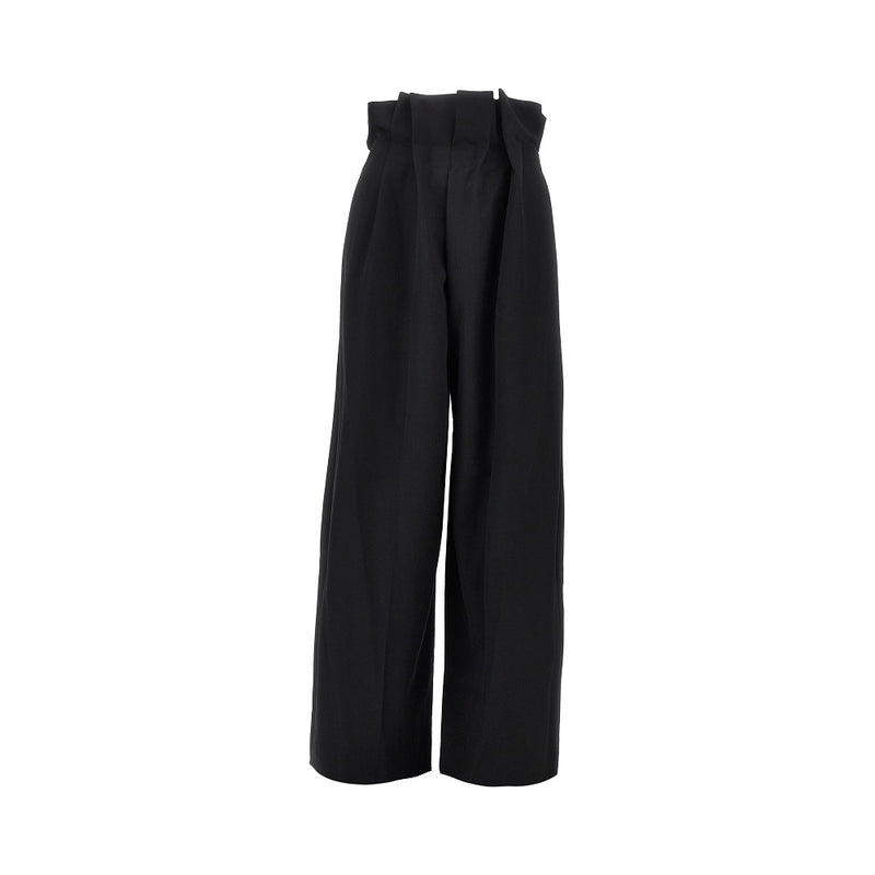 Khaite Khaite Kira Oversized Pants Black Women - World Class Fashion