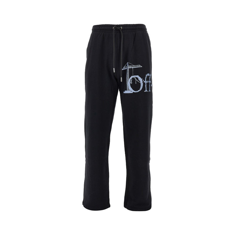 Off-White Off-White Spices Arrow Cotton Sweatpants Black - World Class Fashion