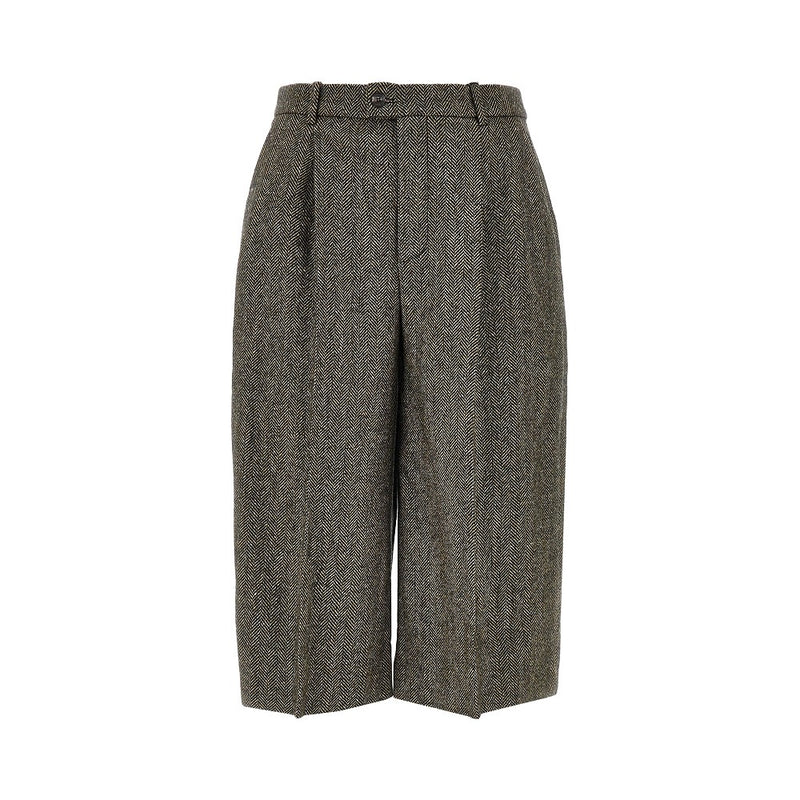 Saint Laurent Saint Laurent Wool-blend Skirt Pants - World Class Fashion