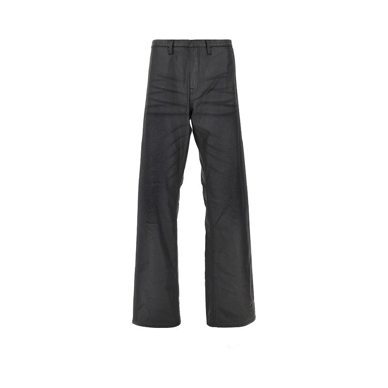 Gucci Gucci Coated Twill Pants Black Men - World Class Fashion