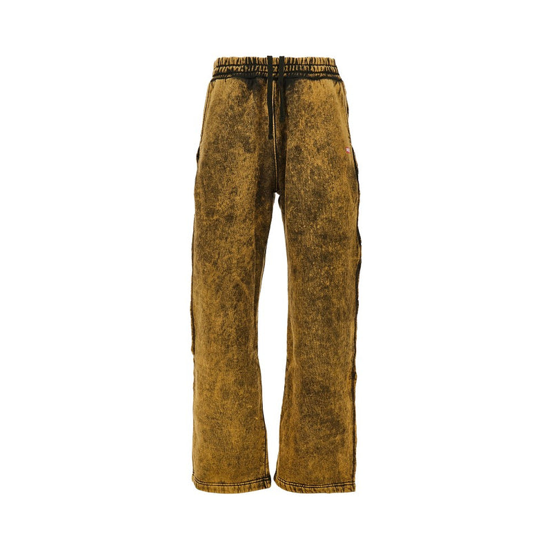 Diesel Diesel Cotton-blend Track Pants Yellow Men - World Class Fashion