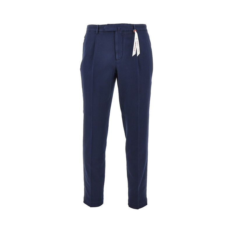 Santaniello Santaniello Cotton And Linen 'Arechi' Trousers - World Class Fashion