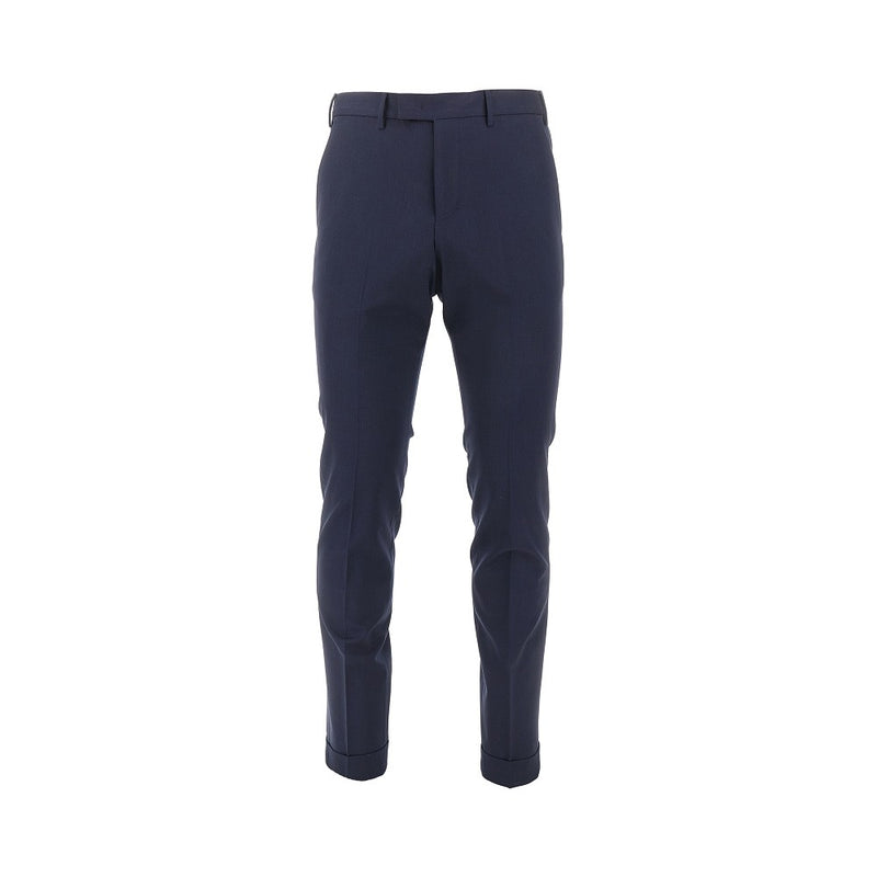 PT Torino PT Torino Stretch Wool Master Fit Pants Blue - World Class Fashion