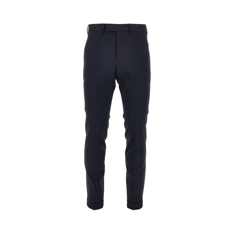 PT Torino PT Torino Stretch Wool Master Fit Pants Blue Men - World Class Fashion