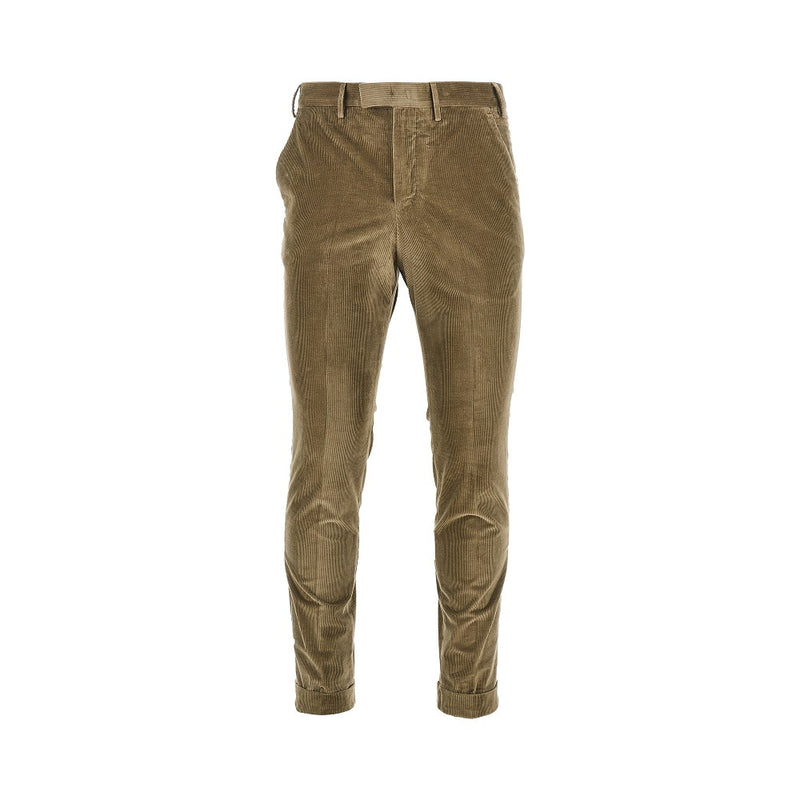 PT Torino PT Torino Master Fit Corduroy Pants Khaki - World Class Fashion