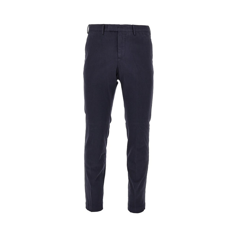 PT Torino PT Torino Stretch Gabardine Master Fit Pants Blue - World Class Fashion