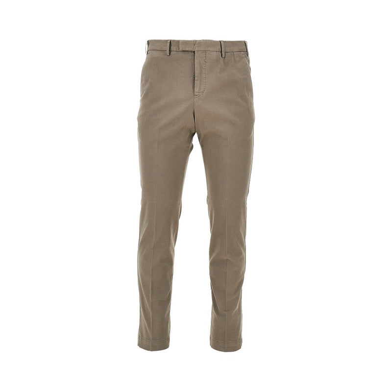 PT Torino PT Torino Stretch Gabardine Master Fit Pants Beige - World Class Fashion