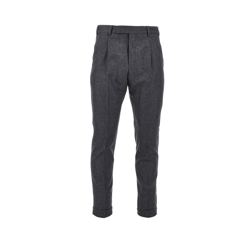 PT Torino PT Torino Stretch Wool Rebel Fit Pants Grey - World Class Fashion