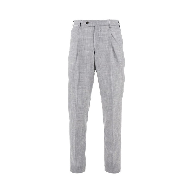 PT Torino PT Torino Super 130's Wool Union Fit Pants Grey - World Class Fashion