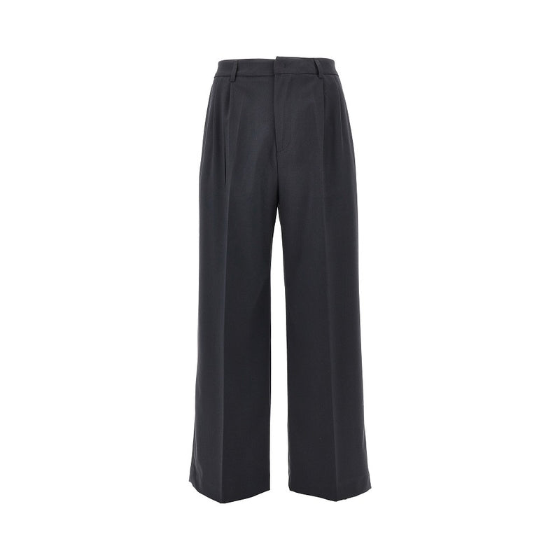 Thestroy Thestroy Double Dart Light Wool Pants Black - World Class Fashion