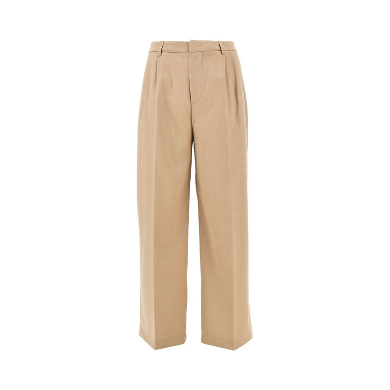 Thestroy Thestroy Double Dart Light Wool Pants Beige - World Class Fashion
