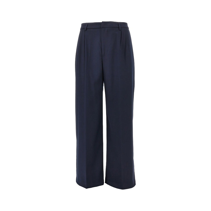 Thestroy Thestroy Twill Pants with Darts Blue Men - World Class Fashion