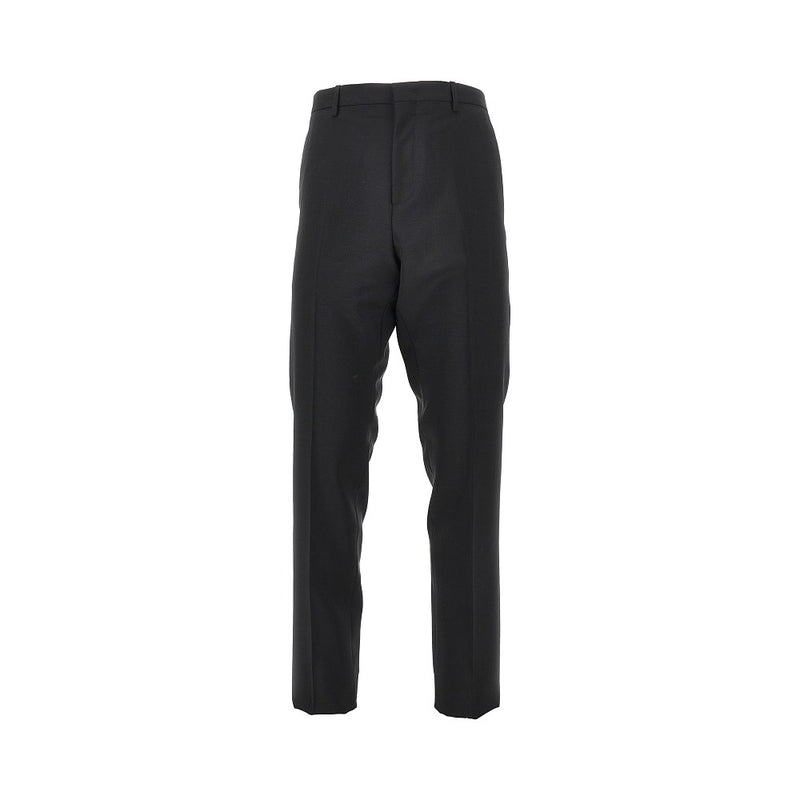 Fendi Fendi Kid Mohair Tailored Pants Black Men - World Class Fashion