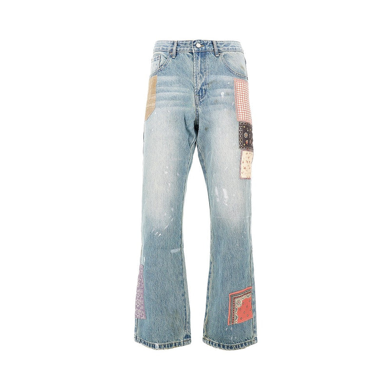 Found Found Tapestry Chalk Jeans Blue Men - World Class Fashion