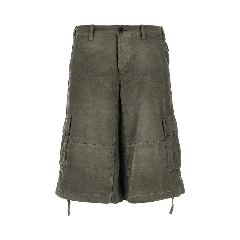 Fendi Fendi Cotton Bermuda Shorts Green Women - World Class Fashion