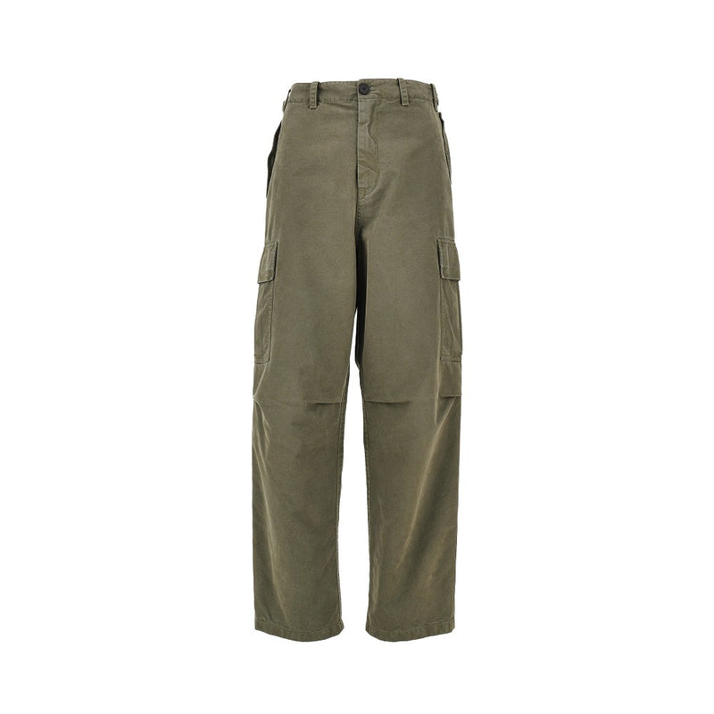 Fendi Fendi Cotton Cargo Pants Green Women - World Class Fashion