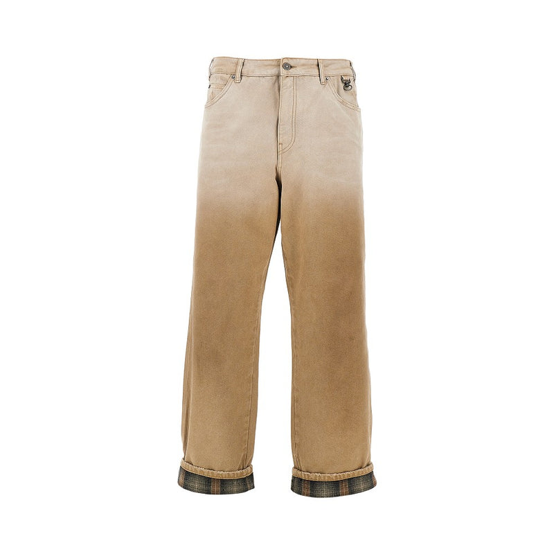 Golden Goose Golden Goose Cotton Canvas Painter Pants Beige Men - World Class Fashion