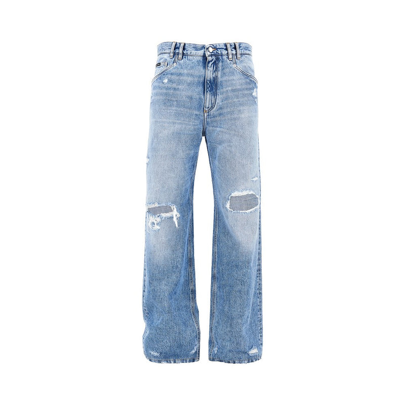 Dolce&gabbana Dolce&Gabbana Distressed Denim Jeans Blue Men - World Class Fashion