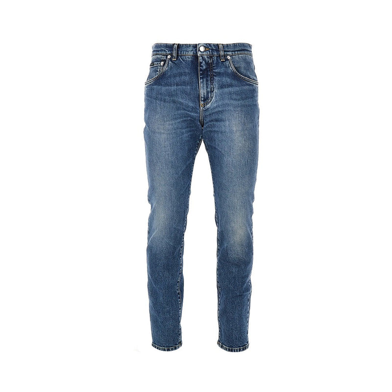 Dolce&gabbana Dolce&Gabbana Stretch Denim Slim Fit Jeans Blue - World Class Fashion