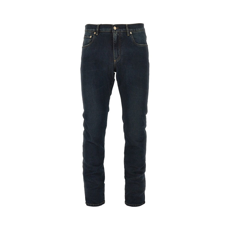 Dolce&gabbana Dolce&Gabbana Stretch Denim Slim Fit Jeans Blue - World Class Fashion