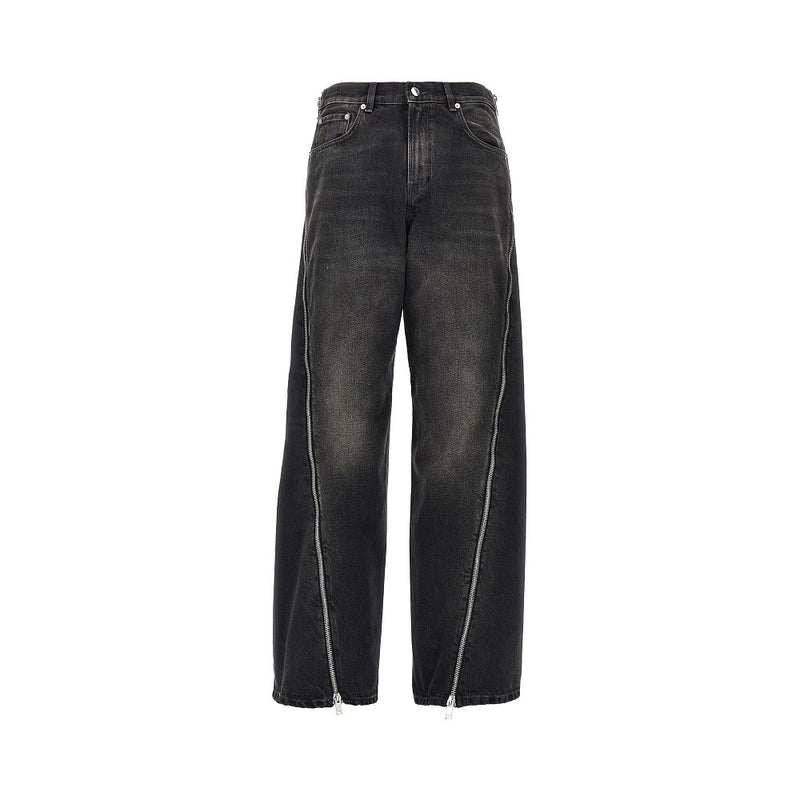 Haikure Haikure Bonnie Zip Denim Jeans Black - World Class Fashion