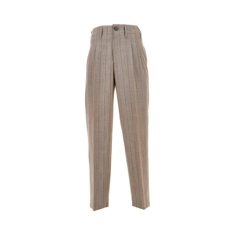 Ami Ami Wool Pants With Darts - World Class Fashion