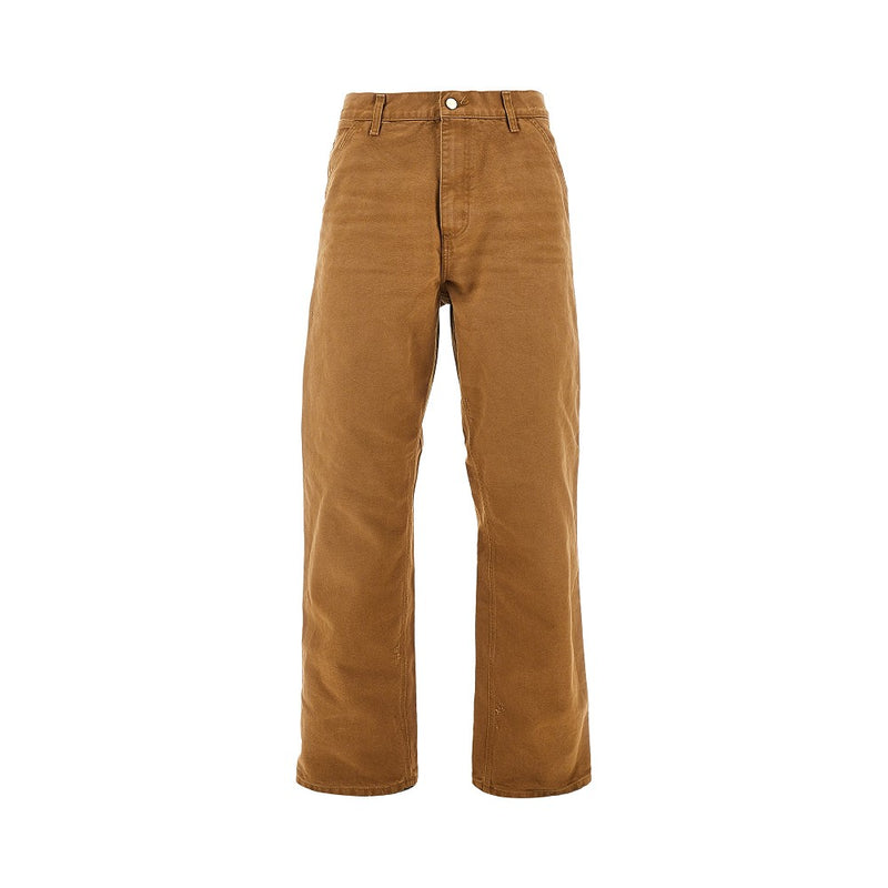 Carhartt WIP Carhartt WIP Distressed Single Knee Pants Brown - World Class Fashion