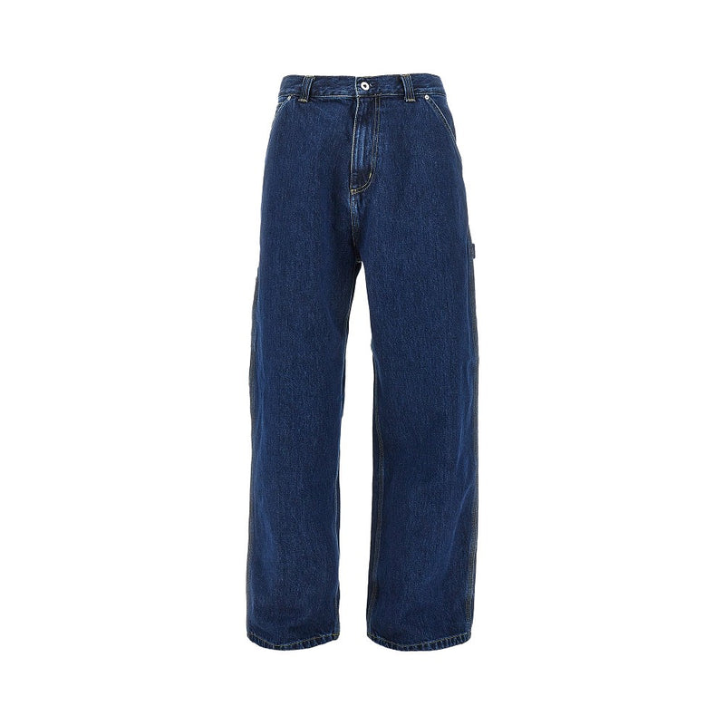 Carhartt WIP Carhartt WIP Belmont Denim Workwear Pants Blue - World Class Fashion