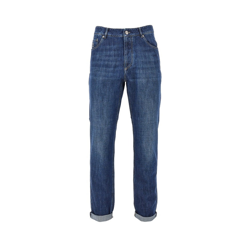Brunello Cucinelli Brunello Cucinelli Traditional Fit Jeans Blue Men - World Class Fashion