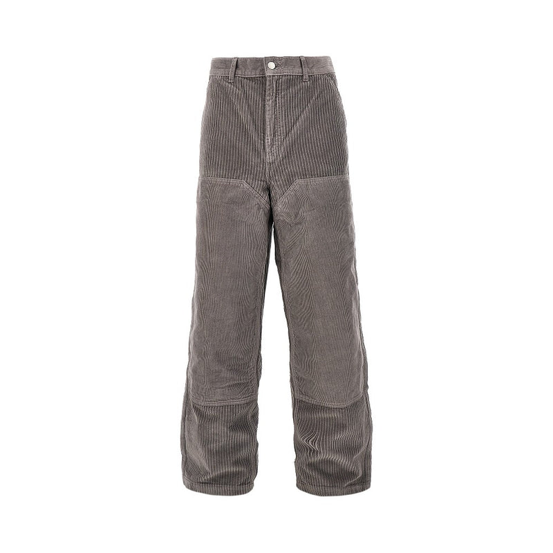 Mfpen Mfpen Corduroy Double Knee Pants Grey Men - World Class Fashion