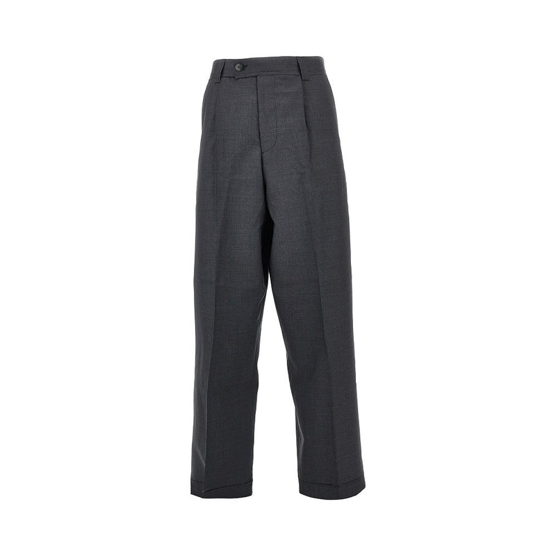 Mfpen Mfpen Patch Tropical Wool Pants Grey Men - World Class Fashion