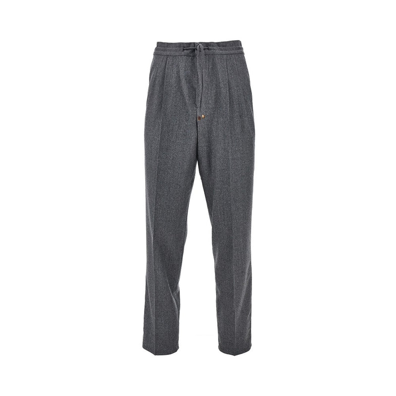 Brunello Cucinelli Brunello Cucinelli Wool Leisure Fit Pants - World Class Fashion