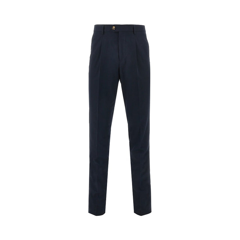 Brunello Cucinelli Brunello Cucinelli Cotton Pants Blue Men - World Class Fashion