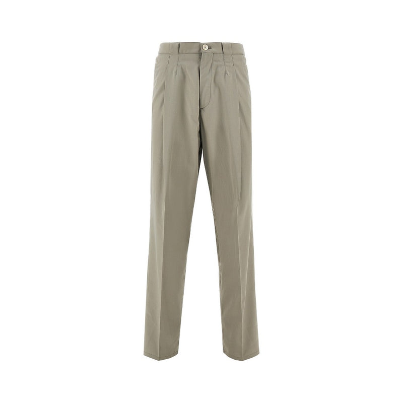 Brunello Cucinelli Brunello Cucinelli Cotton Trousers Grey Men - World Class Fashion