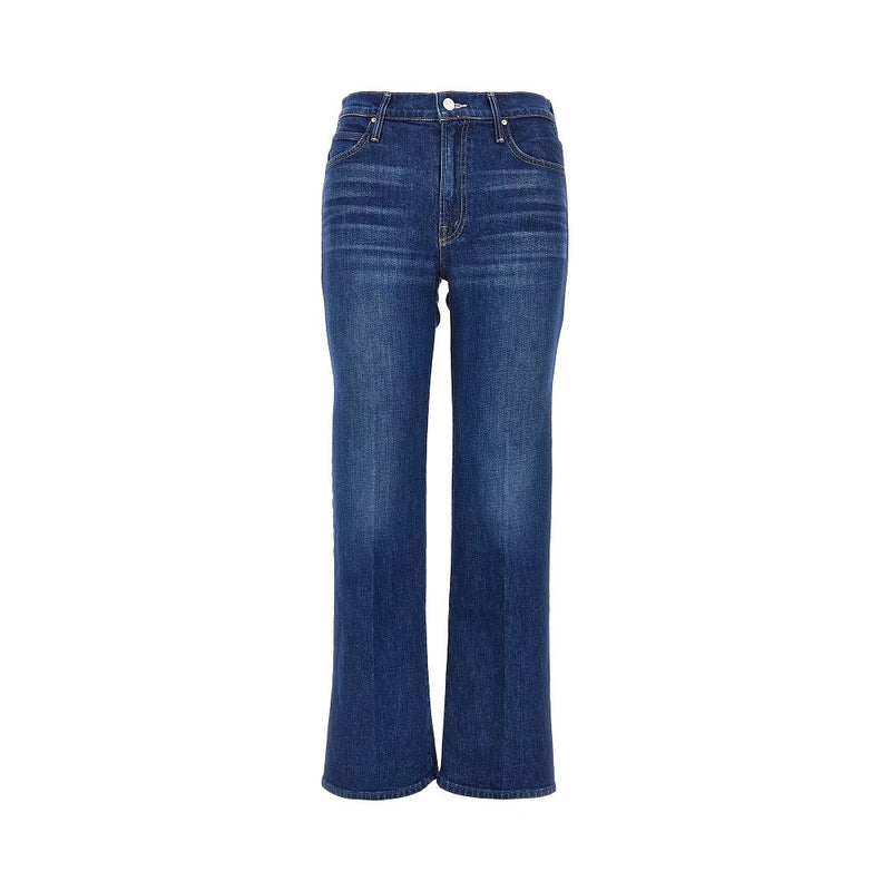 Mother Mother Stretch Cotton Denim Jeans Blue Women - World Class Fashion