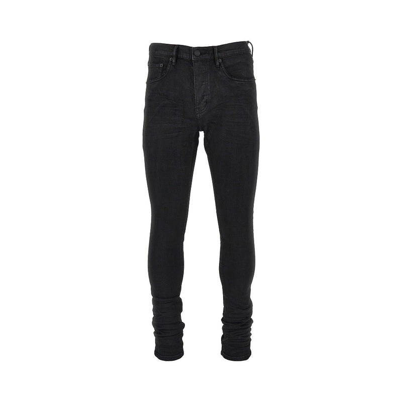 Purple Brand Purple Brand Black Resin Coated P001 Jeans - World Class Fashion