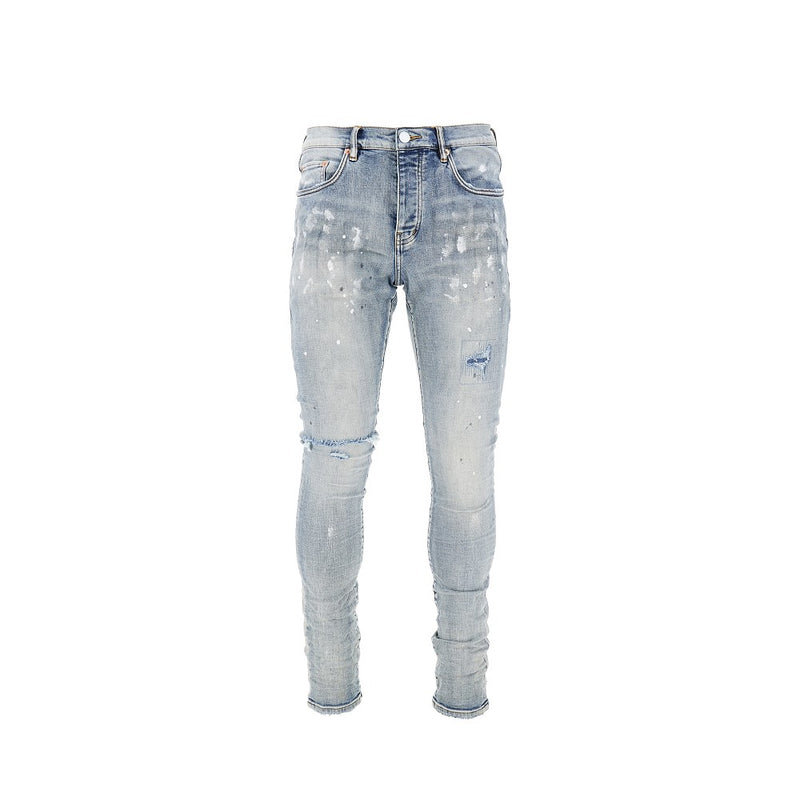 Purple Brand Purple Brand P001 Stretch Denim Jeans Blue - World Class Fashion