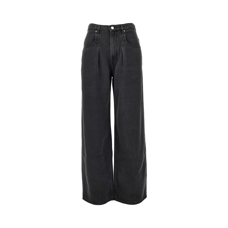 Isabel Marant Isabel Marant Wide-leg Denim Pants Black Women - World Class Fashion