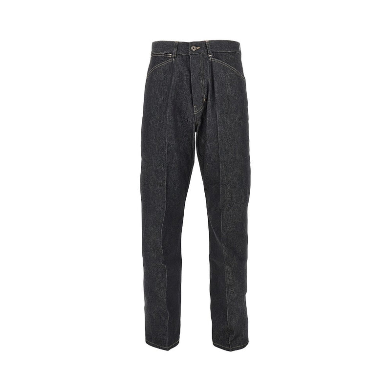 Lemaire Lemaire Straight Leg Denim Pants Black Men - World Class Fashion