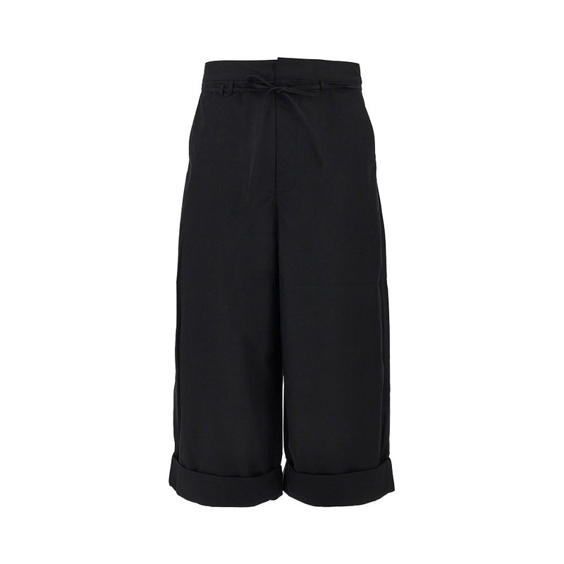 Jacquemus Jacquemus Marin Cotton Poplin Pants Black - World Class Fashion