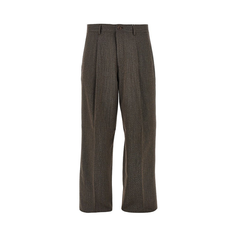 Wax London Wax London Piper Wool-blend Pants Brown - World Class Fashion
