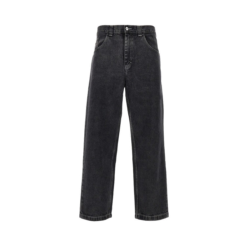 Polar Skate Co Polar Skate Co '93' Oversized Fit Jeans Black - World Class Fashion