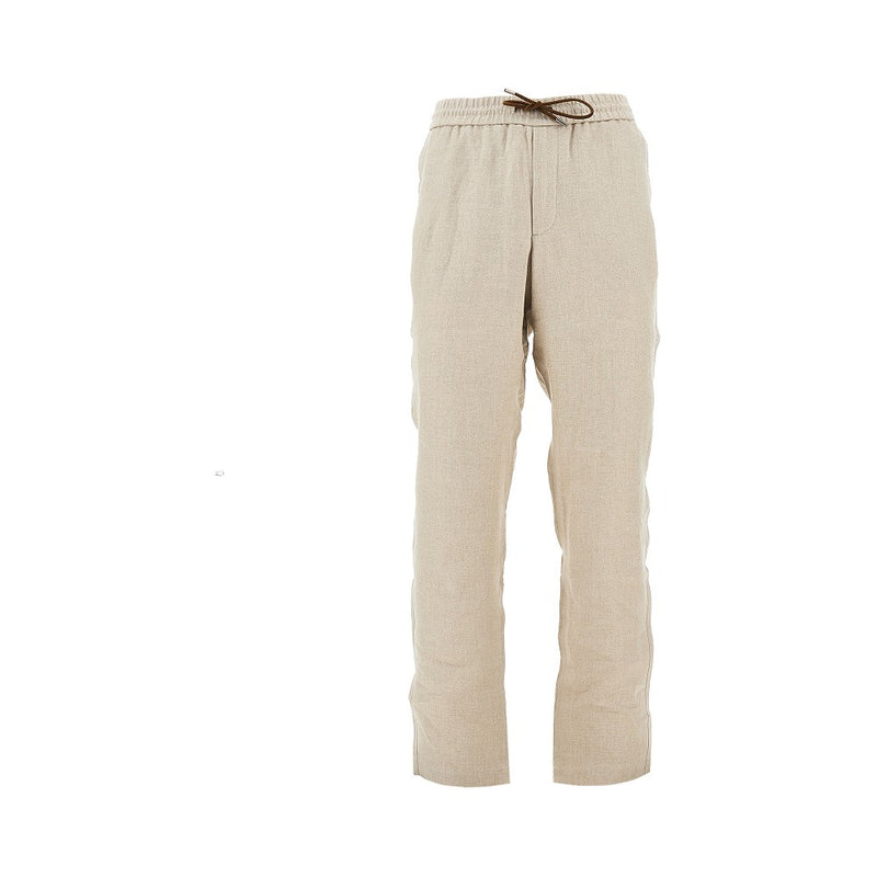 Sease Sease 'Summer Mindset' Linen Cotton Pants Beige - World Class Fashion