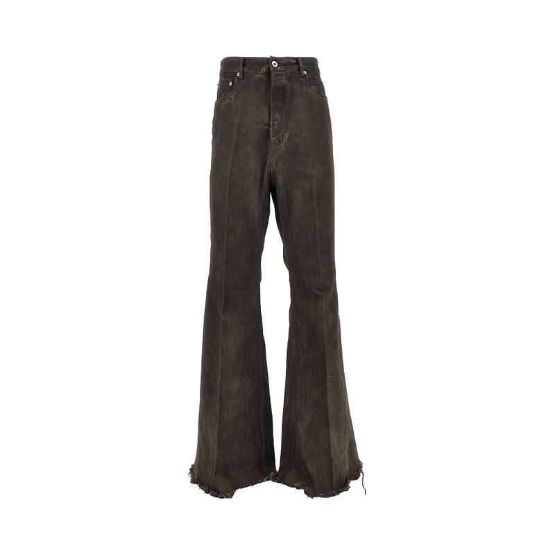 Rick Owens Rick Owens Bolan Bootcut Denim Jeans Brown - World Class Fashion