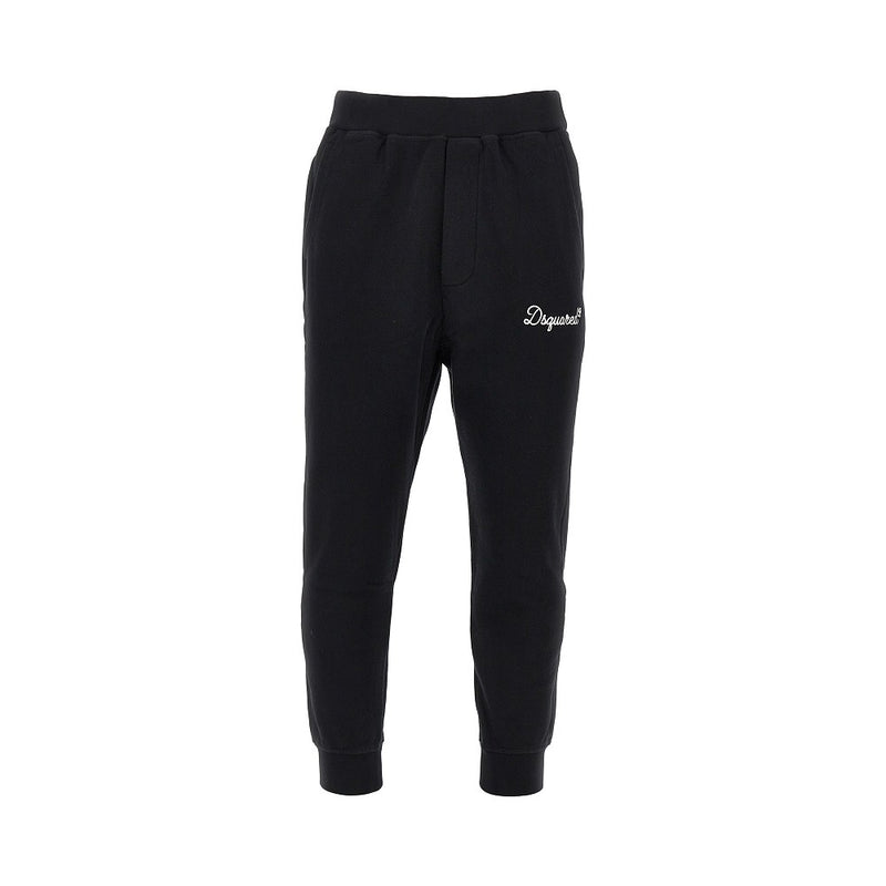 Dsquared2 Dsquared2 Cotton Sweatpants Black Men - World Class Fashion