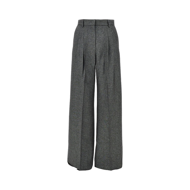 The Andamane The Andamane Nathalie Mouliné Knitting Pants Grey - World Class Fashion