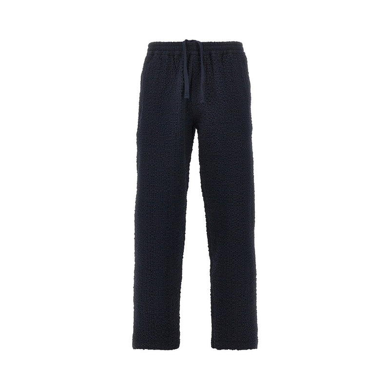 Wax London Wax London Tyne Seersucker Pants Dark Navy - World Class Fashion