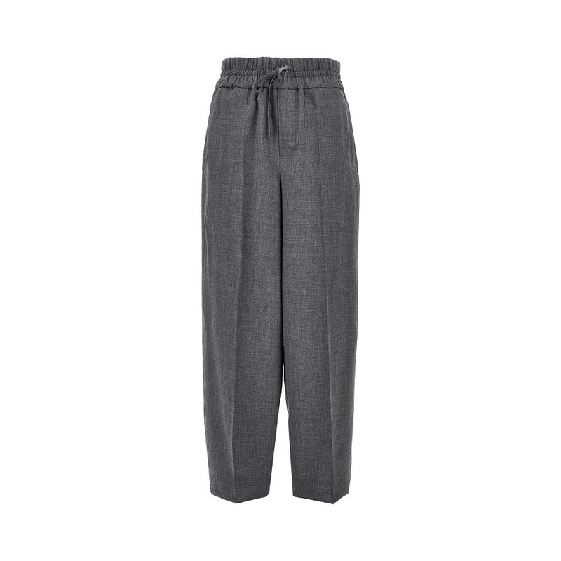 Ami Ami Wool Pants With Elasticated Waist - World Class Fashion